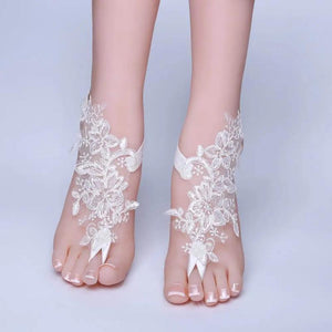 Foot Chain Lace Anklet Beach Wedding Barefoot Sandals