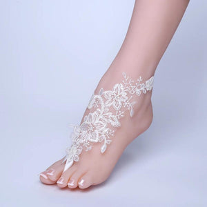 Foot Chain Lace Anklet Beach Wedding Barefoot Sandals