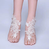 Foot Chain Lace Anklet Beach Wedding Barefoot Sandals
