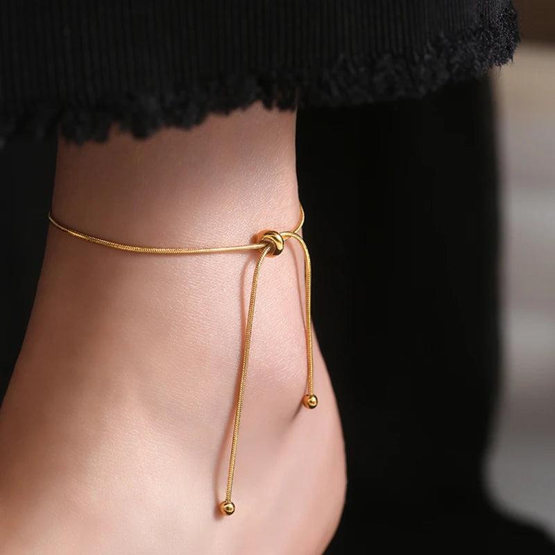 South Korea Titanium Steel Anklet for Women