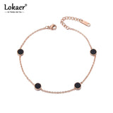 Bohemia Rose Plated Charm Anklet Foot Jewelry