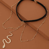 Exaggerated Elastic Snake Long Leg Chain Tassel Body Accessories
