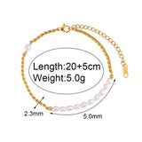 Stainless Steel PVD Plating Rhinestone Anklets