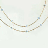 Zircon Flowers Anklet Jewelry for Women Beach Party Gift
