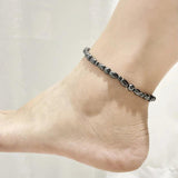 5Pcs Magnetic Weight Loss Anklet Bracelet Gallstone Slimming Acupoints Therapy