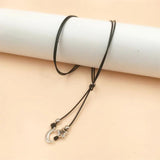 Heart, Stars and Moons Leather Anklet for Women
