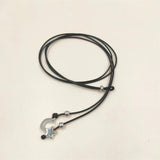 Heart, Stars and Moons Leather Anklet for Women