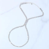 Stonefans Rhinestone Anklet Bracelet Beach Women Crystal