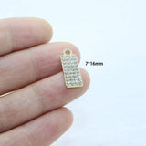 6pcs Star Sea Star Rhinestone Coin Jewelry DIY 2 Colors