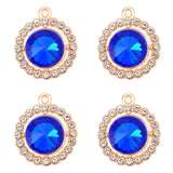 10Pcs Alloy Crystal Charms CZ Pendants for DIY Jewelry Making