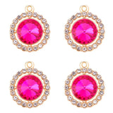 10Pcs Alloy Crystal Charms CZ Pendants for DIY Jewelry Making