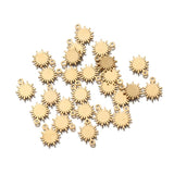20Pcs Sun Charms Flower Pendants for DIY Jewelry Making