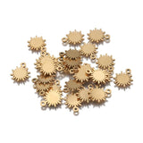 20Pcs Sun Charms Flower Pendants for DIY Jewelry Making