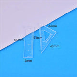 10Pcs Acrylic Teacher Charms Pendants for DIY Jewelry Making