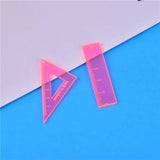 10Pcs Acrylic Teacher Charms Pendants for DIY Jewelry Making