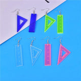 10Pcs Acrylic Teacher Charms Pendants for DIY Jewelry Making