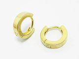 6pcs Brass Leverback Earrings Clasps High Polish 12.5x11.7mm