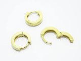 6pcs Brass Leverback Earrings Clasps High Polish 12.5x11.7mm