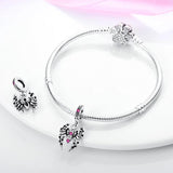 Exag. Spider Retro Punk Beads Silver Dangle Charm for MULA Bracelet