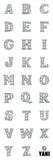 26Pcs Initial Alphabet Charms Memory Locket Necklaces Bulk