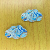10pcs Acrylic Cloud Charms for Jewelry Making