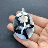 Abalone Shell Pendant Mother Of Pearl DIY Necklace Earrings