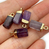 Malachite Rectangular Pendant Necklace Natural Stone