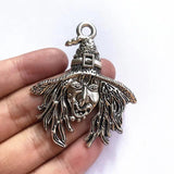 6pcs Halloween Witch Charms Tibetan Silver Pendant for DIY Crafts