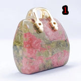Crystal Mini Handbag Pendant for Women Necklace Bracelet