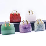 Crystal Mini Handbag Pendant for Women Necklace Bracelet