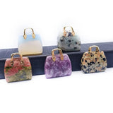 Crystal Mini Handbag Pendant for Women Necklace Bracelet