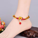 Chinoiserie Shell Anklet for Princess