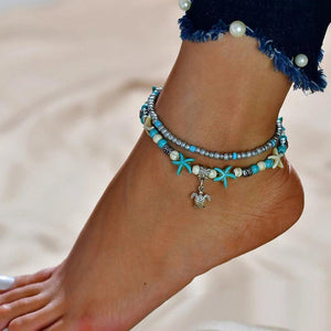 Bohemian Beach Seed Beads Anklet Bracelet Holiday Jewelry