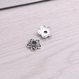 200pcs 3*12*12mm Small Flower Pendants Jewelry DIY Charms