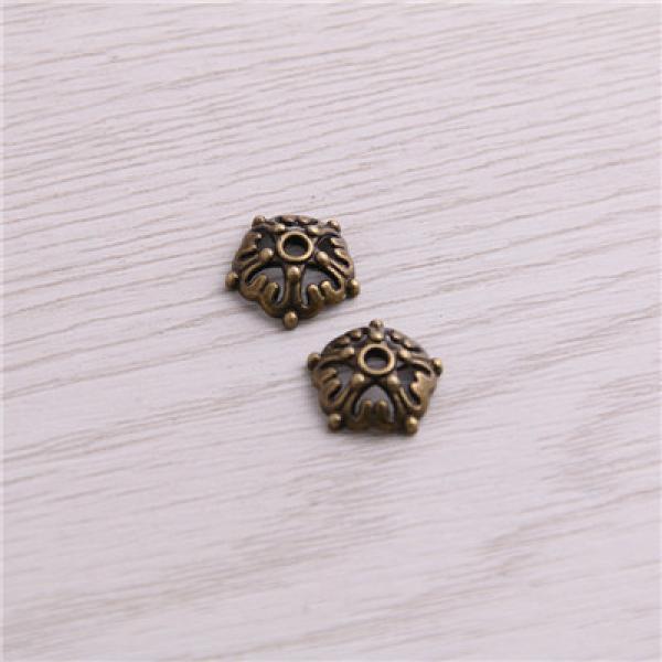 200pcs 4*12*12mm Flower Pendants Jewelry DIY Charms