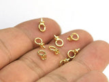 10pcs Peg Bails, 3mm Hole, Pearls Beads Caps, Real plated, Jewelry Making