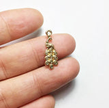 20pcs 20*7mm Peacock Zinc Charms DIY Jewelry 2 Colors