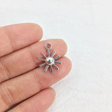 20pcs 14mm Sun Zinc Alloy Charms DIY Jewelry 2 Colors