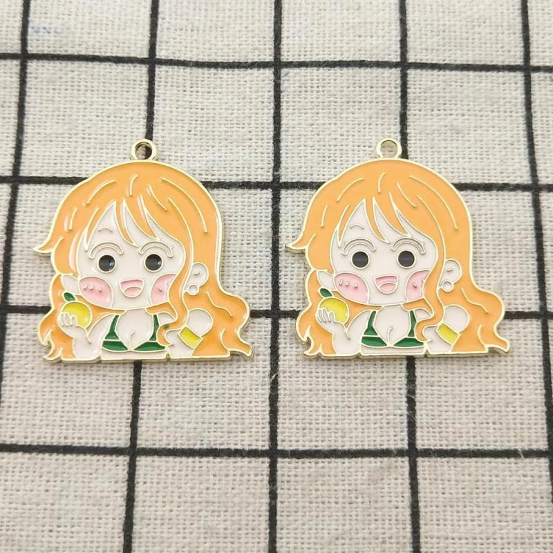 10pcs Enamel Cartoon Charm Jewelry Accessories DIY Finding