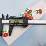 10pcs Christmas Socks Charms Keychains Earrings Pendant Accessory