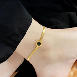 High Titanium Steel Roman Blade Anklet Gift for Women