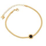 High Titanium Steel Roman Blade Anklet Gift for Women