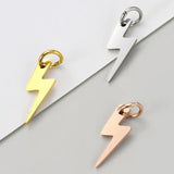 10pcs Lightning Charm for Necklace Bracelet Jewelry