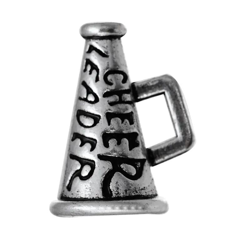 Vintage Alloy Cheer Leader Megaphone Charms 20pcs