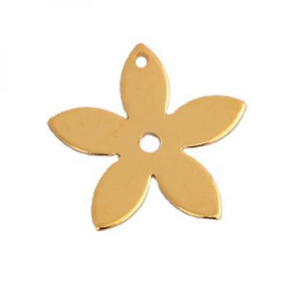 20pcs Five Plum Blossom Copper Sheet DIY Jewelry Accessories