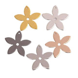 20pcs Five Plum Blossom Copper Sheet DIY Jewelry Accessories