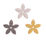 20pcs Five Plum Blossom Copper Sheet DIY Jewelry Accessories