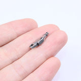 5pcs Stainless Steel Anti-allergy Charms Pendant for DIY Jewelry