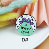 10pcs Acrylic Alien Spaceship Charm Jewelry Accessories
