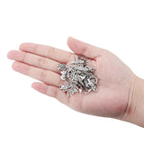 Silver Plants Animals Pendant Charms for DIY Bracelet Necklace